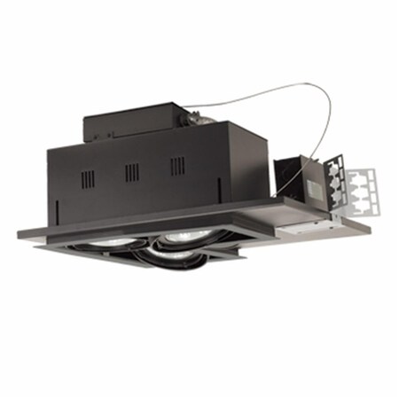 Gorgeousglow 3 - Light Double Gimbal Linear Recessed Line Voltage Fixture. GO905992